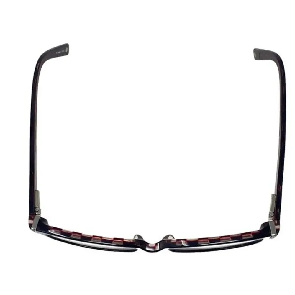 BULOVA‎ Woman's Brown Eyeglasses Frames With Gray Case 51 16 140 Needs Lens